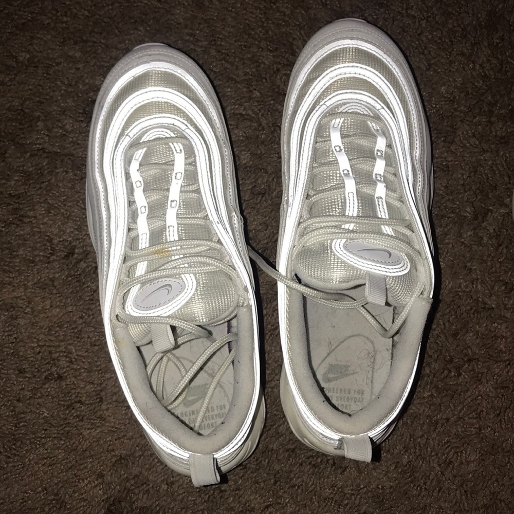 White Nike shoes
